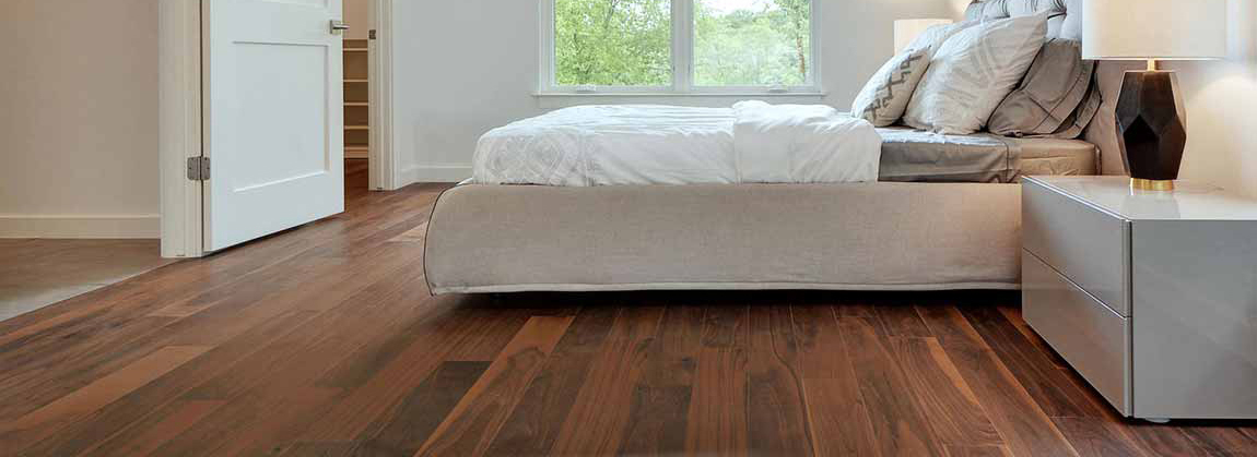 hardwood flooring in bedroom